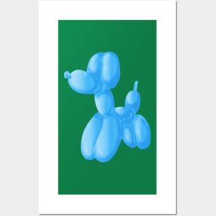 Blue Poodle Posters and Art